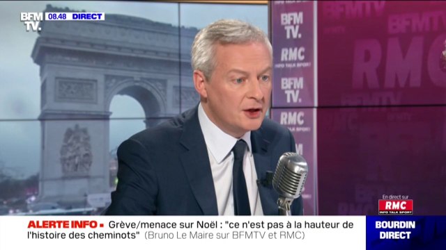 Croissance: Bruno Le Maire déclare qu'il y a un ralentissement pour 2020 qui s'annonce
