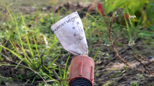 Tarlasında buldu şaşkınlıktan ne yapacağını bilemedi