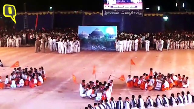 Karnataka School Recreates Babri Masjid Demolition