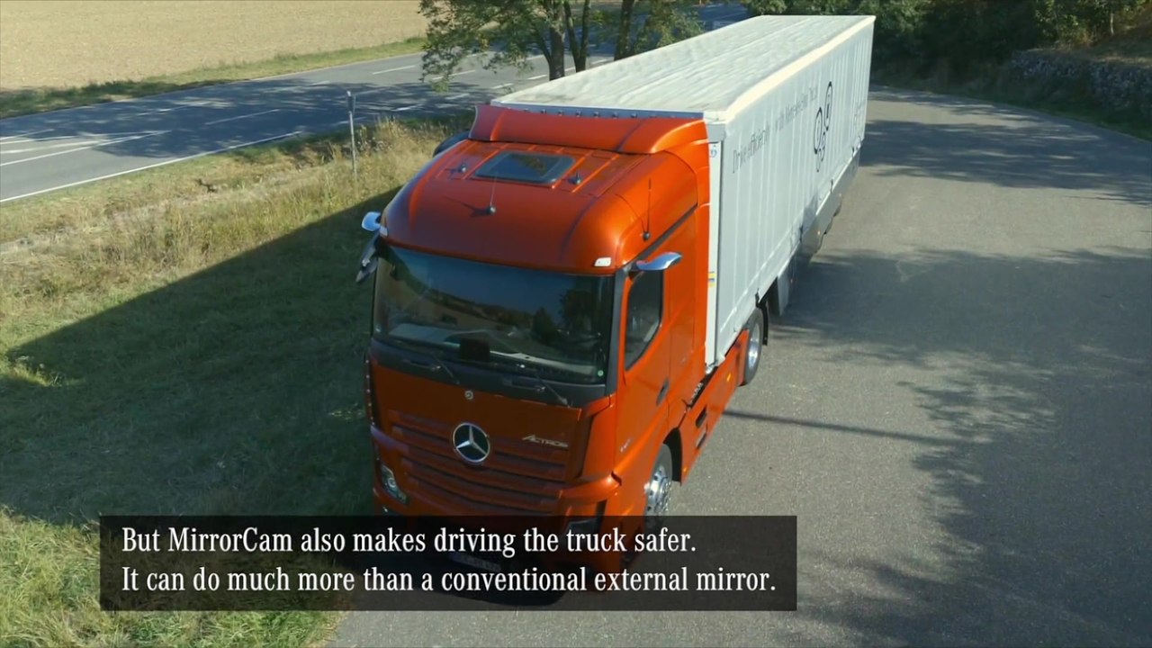 Der Mercedes-Benz Actros – die Vorteile der MirrorCam