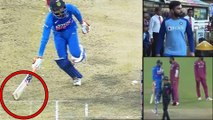 India VS West Indies 1st ODI : Virat Kohli Angry On Ravindra Jadeja’s Controversial Run Out