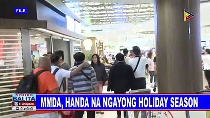 MMDA, handa na ngayong holiday season; maayos na traffic plan, inapela sa mall owners