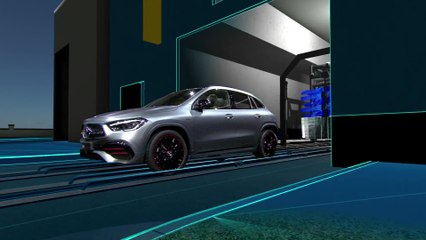 The new Mercedes-Benz GLA Edition - car-wash function
