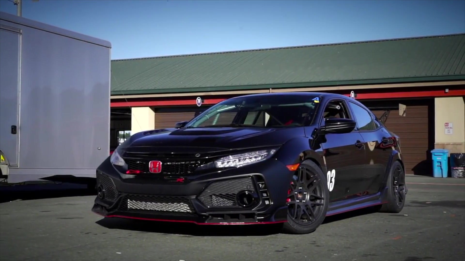 Attacking the Track in the Honda HPD Civic Type R TC Race Car
