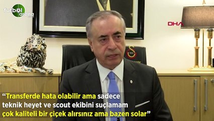 Mustafa Cengiz: "Transferde hata olabilir ama sadece teknik heyet ve scout ekibini suçlamam"