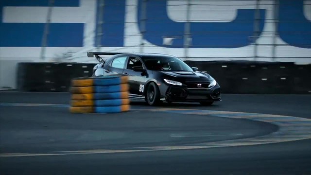Honda Performance Development Civic Type R TC Race Car on the track