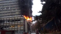 DSİ Genel Müdürlüğü binasındaki yangın söndürüldü