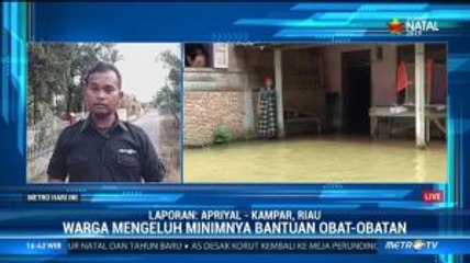 Korban Banjir Kampar Butuh Bantuan Obat-obatan