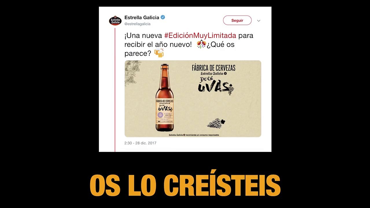 Fábrica de cervezas- Grape ALE 12 uvas - Estrella Galicia