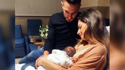 Koke y Beatriz Espejel comparten su primera foto junto a su hijo