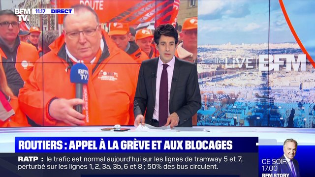 Routiers: appel à la grève et aux blocages - 16/12
