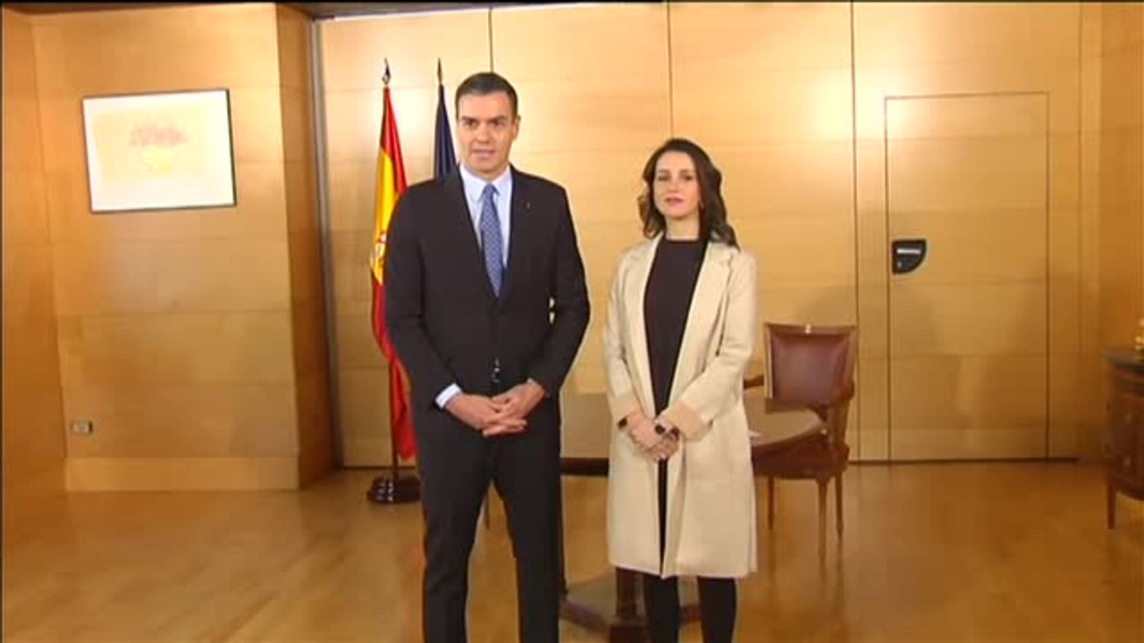 Arrimadas se reúne con Sánchez para establecer la postura de Ciudadanos