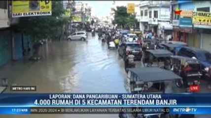 Empat Ribu Rumah di Sumut Terendam Banjir