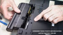 Points to Remember Before Buying Laptop Battery Online
