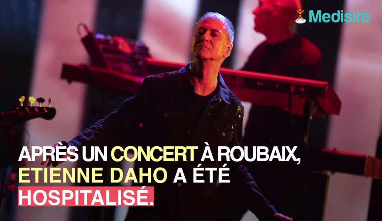 Étienne Daho, "tombé malade" et dans l'incapacité d'assurer son concert