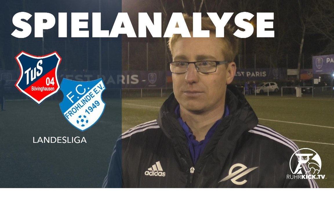Spielanalyse | TuS Bövinghausen - FC Frohlinde (18. Spieltag, Landesliga Staffel 3)