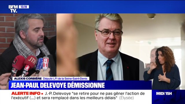 Pour Alexis Corbière (LFI), la démission de Jean-Paul Delevoye participe au pourrissement de la situation
