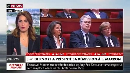 Le haut-commissaire aux retraites Jean-Paul Delevoye a présenté sa démission à Emmanuel Macron, qui l'a acceptée "avec regret"