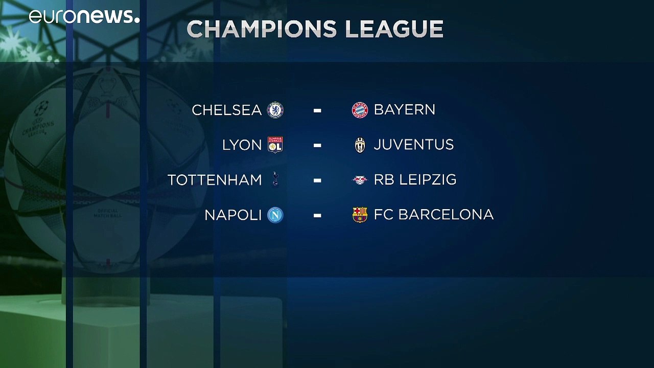 Sorteggio ottavi di Champions: va bene a Juve e Atalanta, il Napoli pesca il Barça