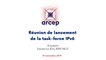 Keynote de Xavier Le Bris, RIPE NCC,  présenté  lors de la réunion de lancement de la task-force IPv6 à l'Arcep, le 15 novembre 2019