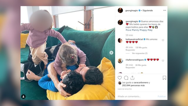 Georgina Rodríguez pasa una mañana familiar con Cristiano Ronaldo