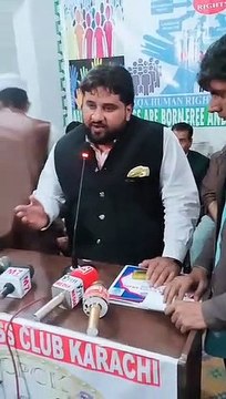 Human Rights Team Event at Karachi Press Club