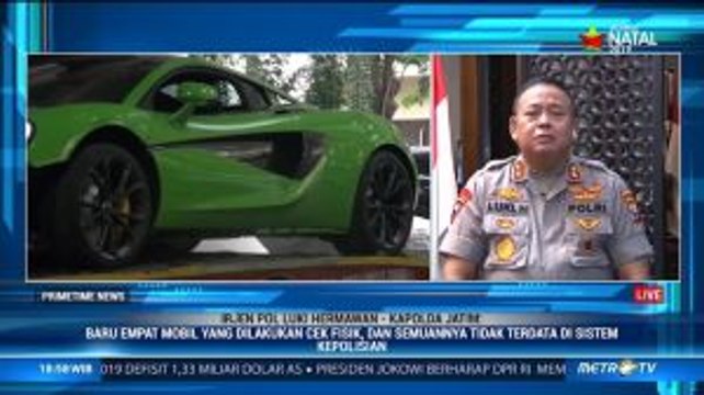Polda Jatim Sita 14 Mobil Mewah 'Bodong', Milik Siapa?