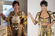 Khloe Kardashian recreates Kris Jenner's look