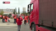 Les routiers organisent des blocages un peu partout en France