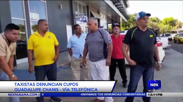 Taxistas denuncian cupos - Nex Noticias
