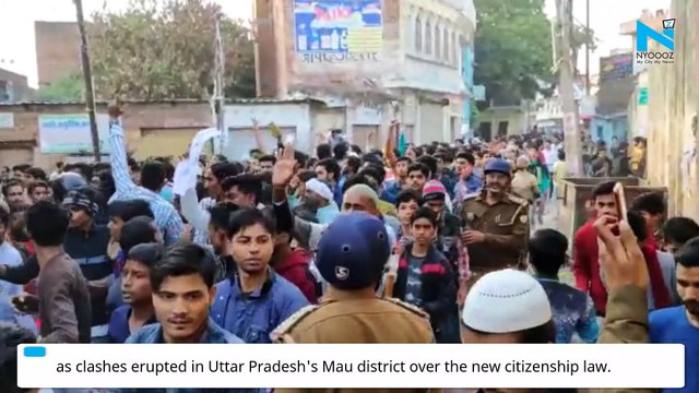 Anti-CAA protest: Violent protest in UP's Mau, police fire in air