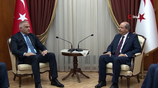- Bakan Ersoy: '2023 Türkiye hedefleriyle birlikte Kıbrıs'ın da turizm açısından hedeflerine ulaşması için biz de elimizden geleni gerçekleştireceğiz'- Kültür ve Turizm Bakanı Ersoy, KKTC Başbakanı Tatar ile görüştü