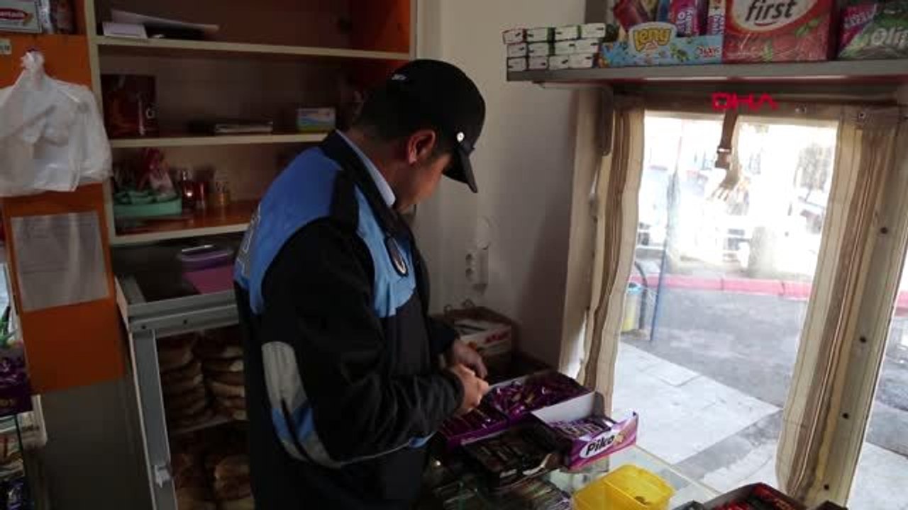 Mersin toroslar zabıtasından 'şırıngalı çikolata' denetimi