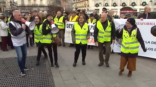 Pensionistas de toda España vuelven a alzar su voz para exigir pensiones dignas