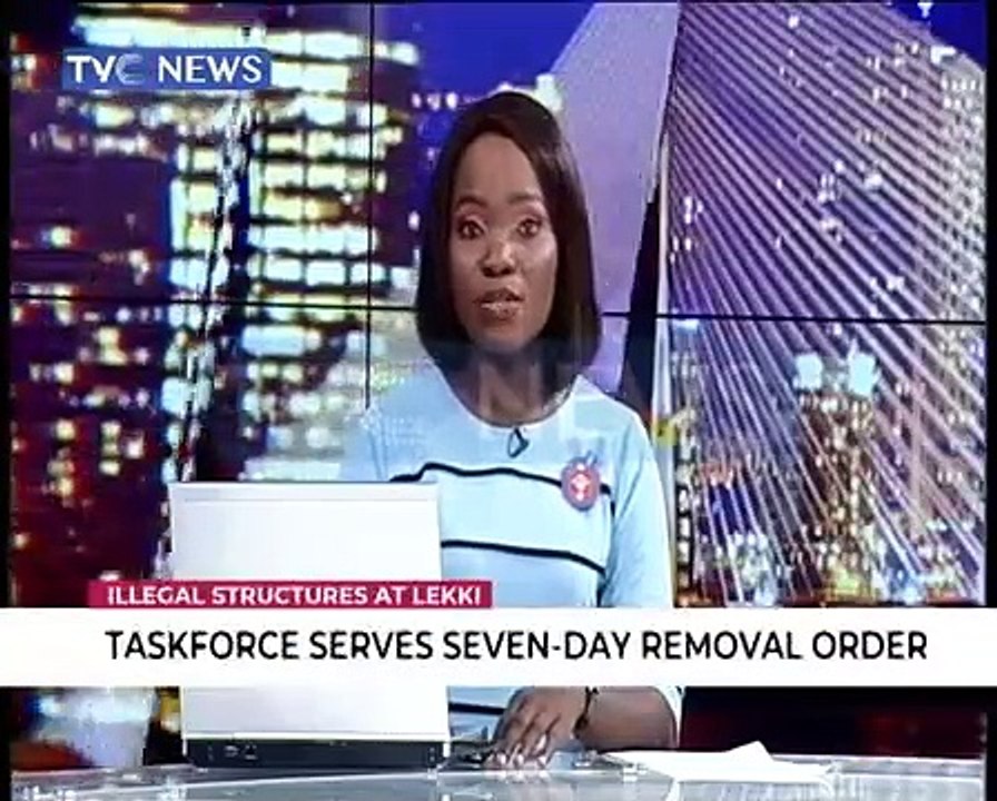 Tasksforce serves seven-day removal order to owners of illegal structures in Lekki