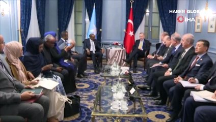 Cumhurbaşkanı Erdoğan, Somali Başbakanı Hayri'yi kabul etti