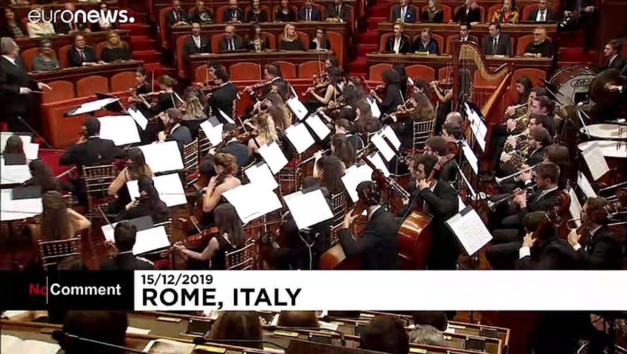 Weihnachtskonzert im italienischen Senat