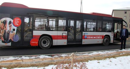 Ağrı'da öğrenciye ulaşım 25 kuruş