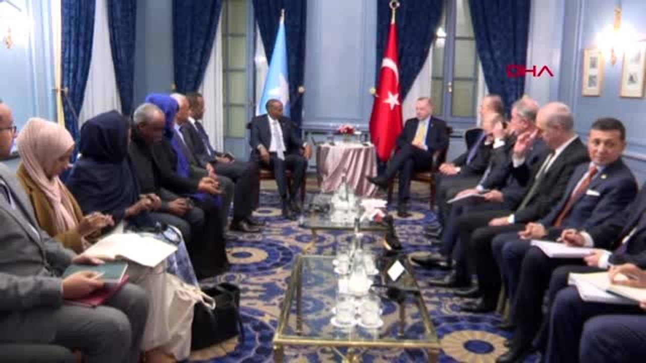 Erdoğan, cenevre'de somali başbakanı kayre'yi kabul etti