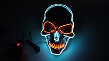 neon mask halloween | aliexpress