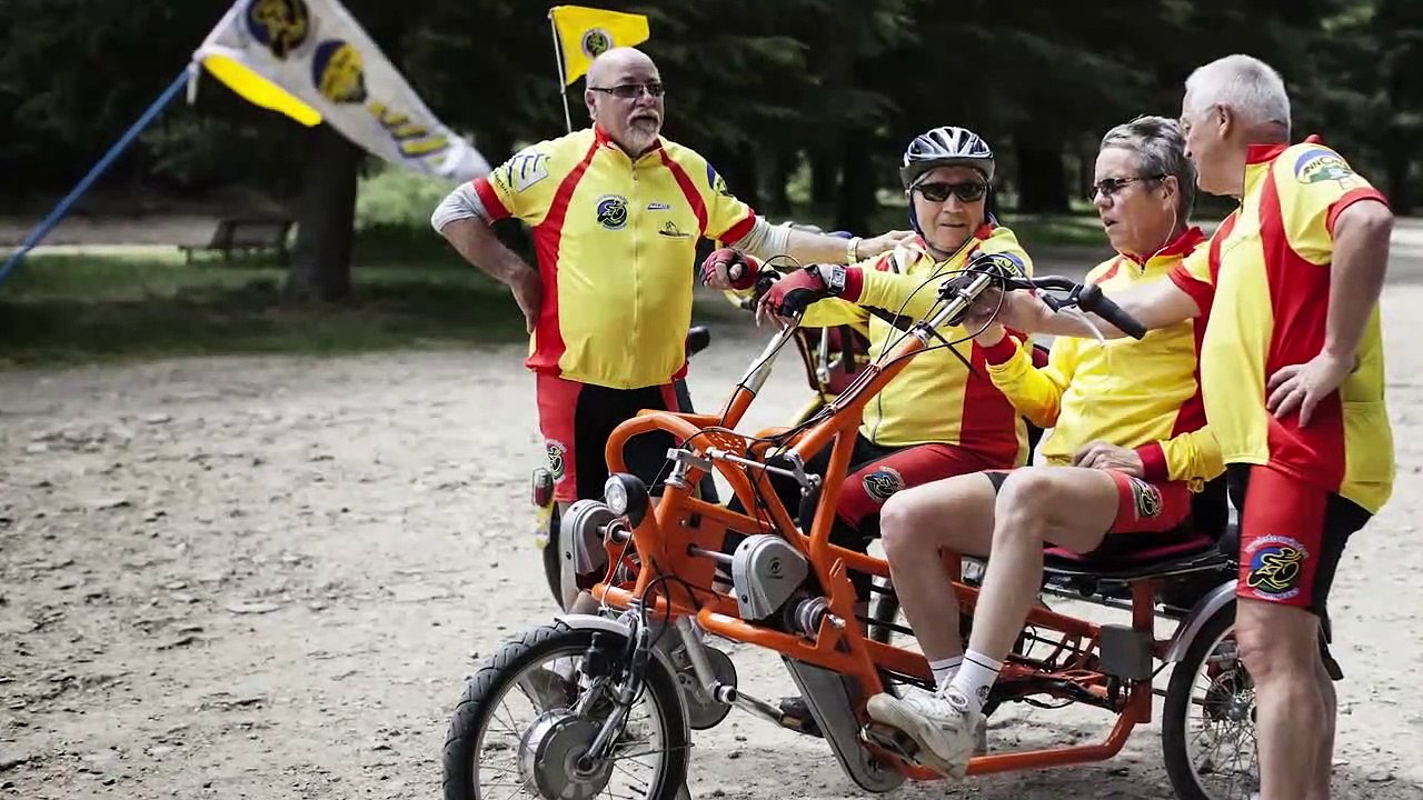 Tour du barrage avec les anciens !!