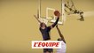 Le contre sur contre-attaque par LeBron James - Basket - NBA