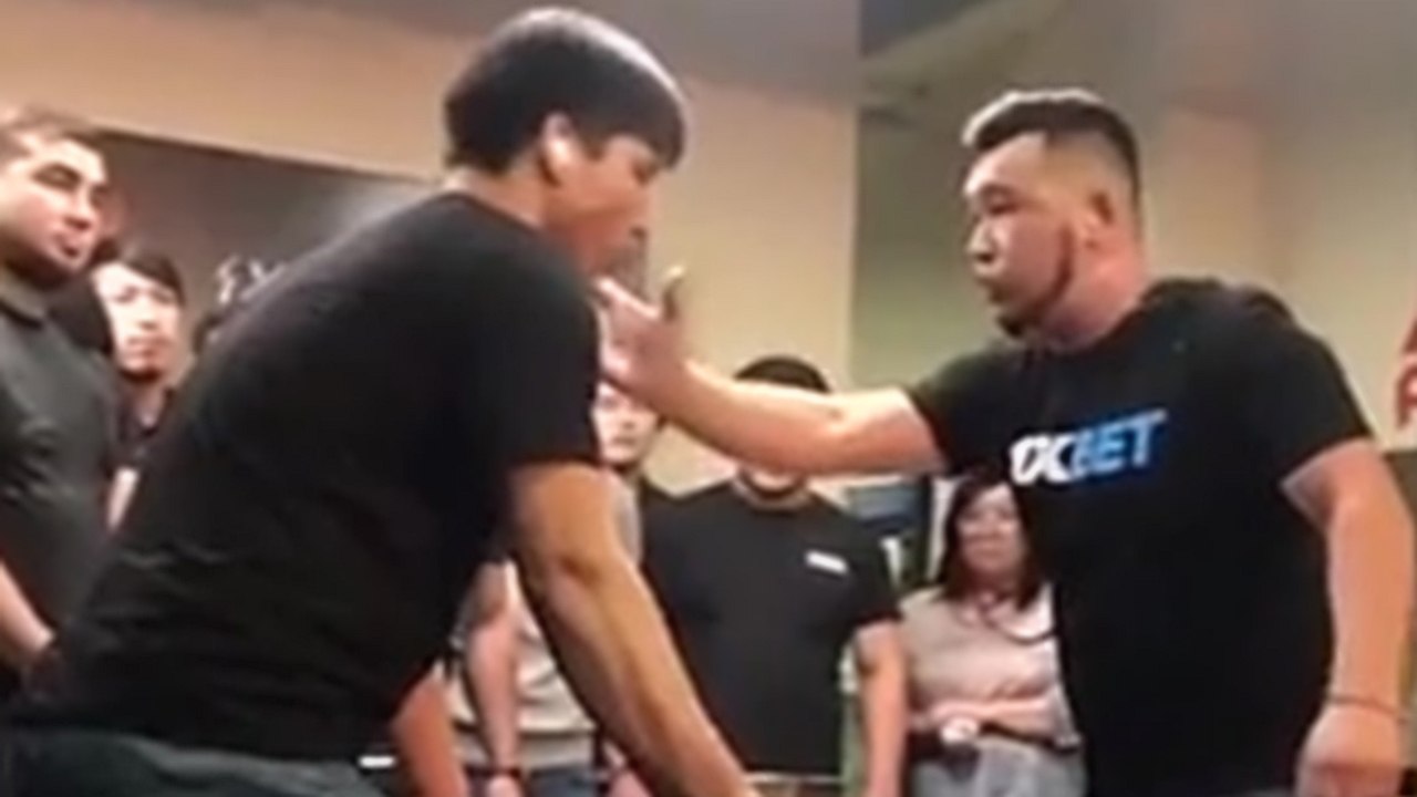 Des gifles énormes lors d'un concours