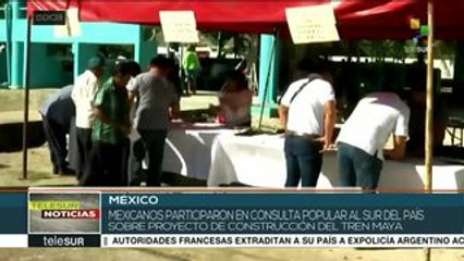 Mexicanos del sur del país participan en consulta sobre el Tren Maya