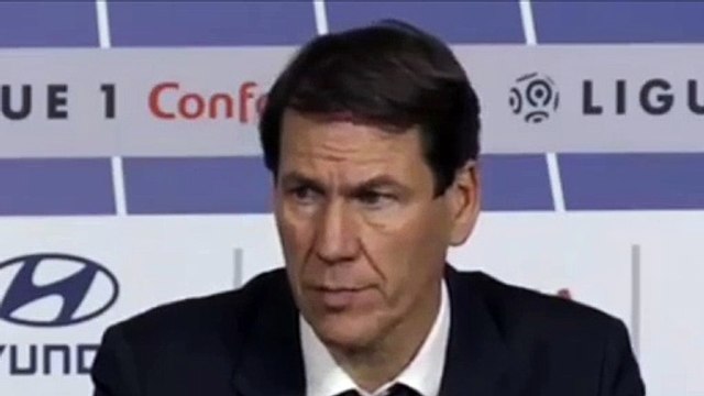 Football - Ligue 1 - Rudi Garcia évoque la défaite de l'OL contre Rennes et la blessure de Memphis Depay