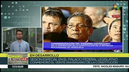 Conmemoran en Venezuela los 20 años de la constitución