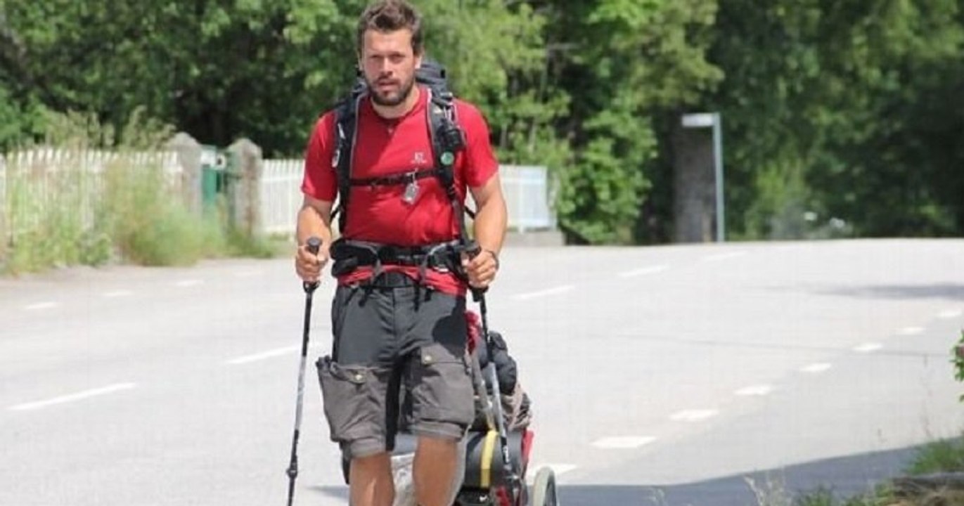 Après une traversée de l'Europe à pied, l'aventurier Kévin Plessis a ramassé 6700 déchets sur son chemin