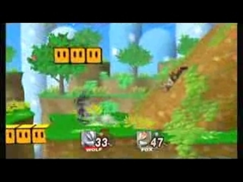 Smash Bros Brawl - Wolf vs Fox