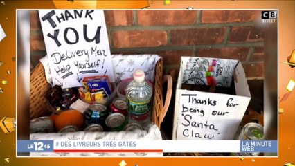 Etats-Unis : Quand les livreurs sont accueillis avec des cadeaux