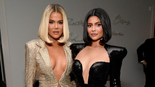 Khloe Kardashian and Kylie Jenner Were Twinning with This Sleek New Hairstyle